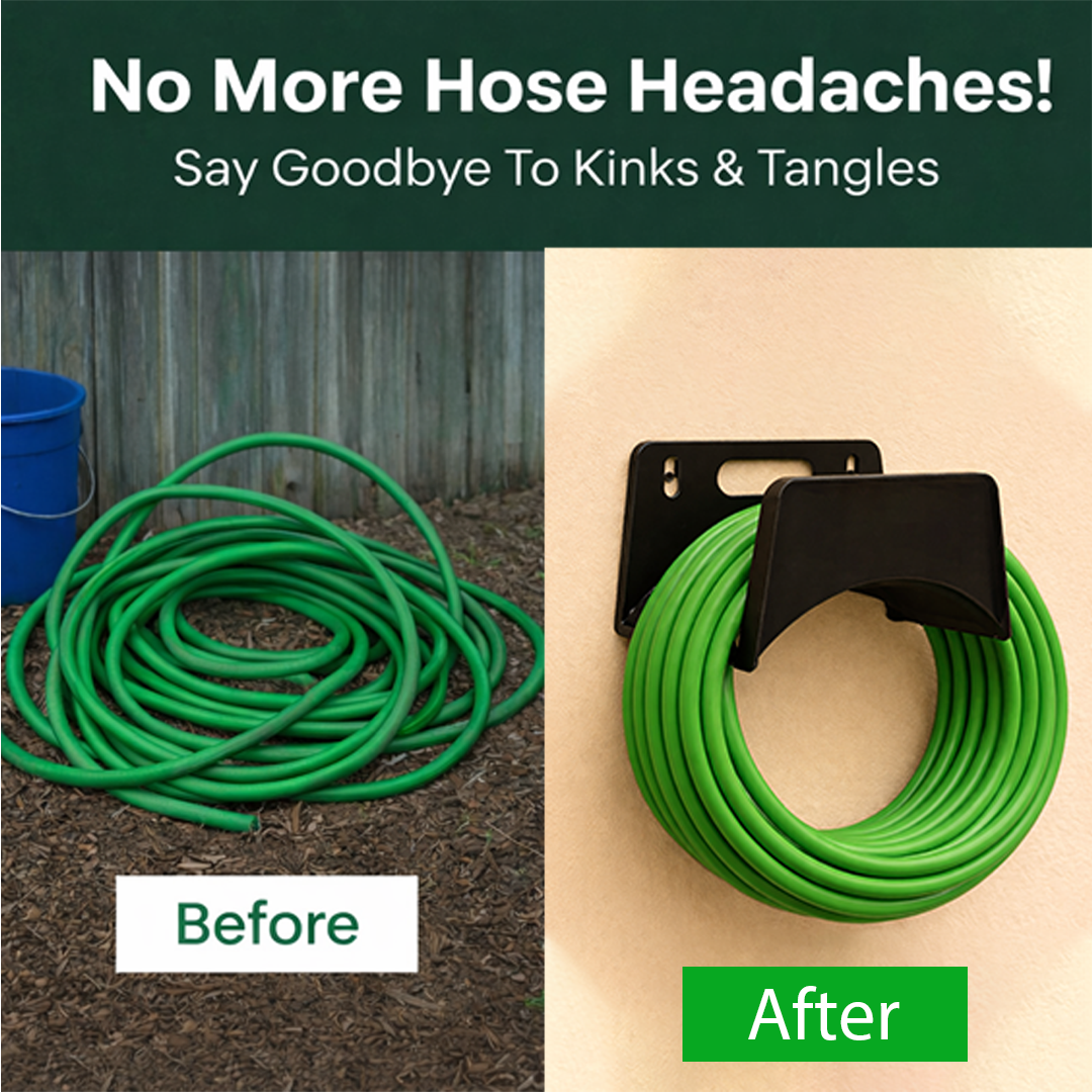 Everstand Wall-Mount Garden Hose Holder (C-Type)