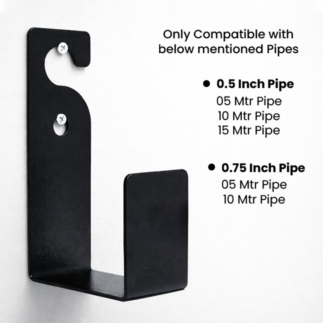Everstand Wall Mount L-Type Pipe Holder